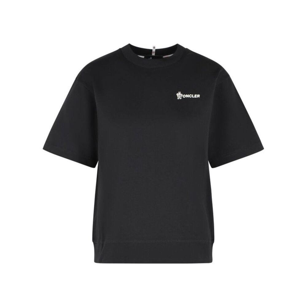 Moncler Grenoble Black Cotton T-Shirt Women